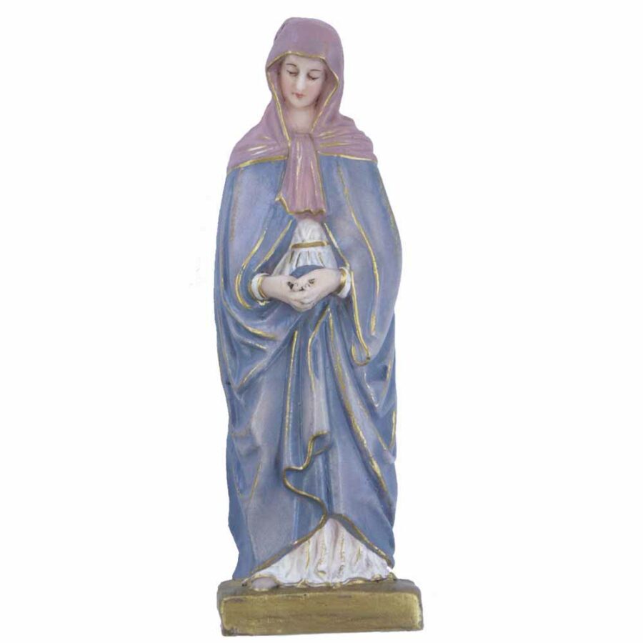 Madonna Hl.Magdalena aus Statue in handbemaltem Wachs