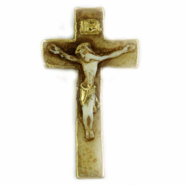 Kreuz in gerader Form aus Wachs für Klosterarbeiten