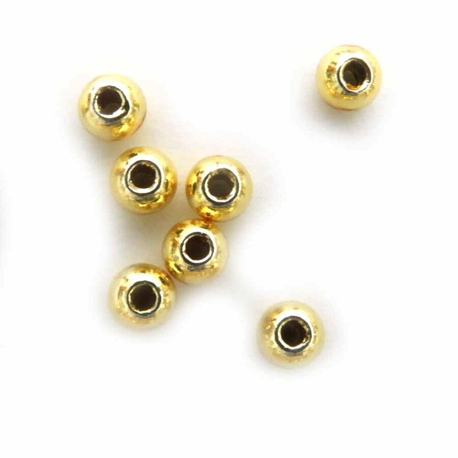 Perlen in gold mit 2,5mm Durchmesser für Klosterarbeiten
