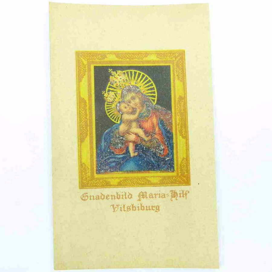 Heiigenbilder in Papier mit antikem Steindruck für Klosterarbeiten