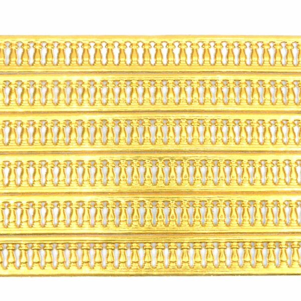 Papierborte in gold und geprägt für Klosterarbeiten