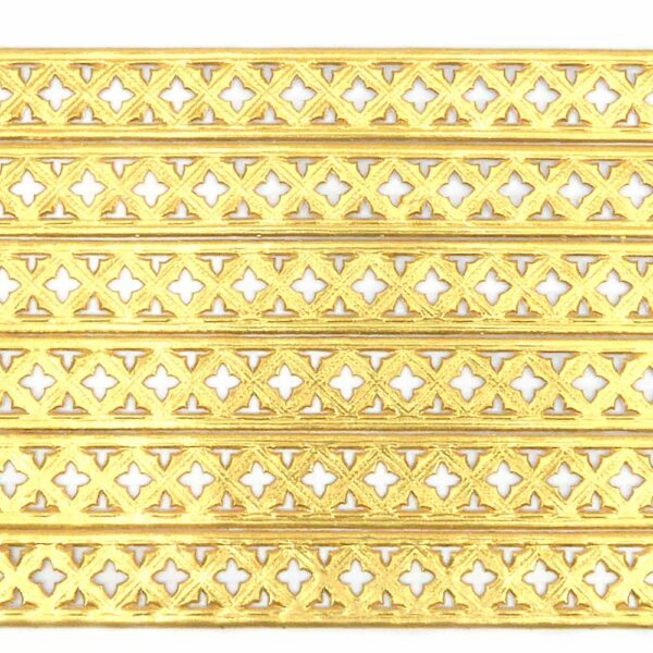 Papierborte in gold gepräft für Klosterarbeiten