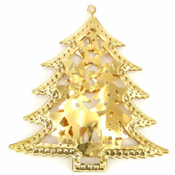 Baum aus Metall in hellem gold für Klosterarbeiten