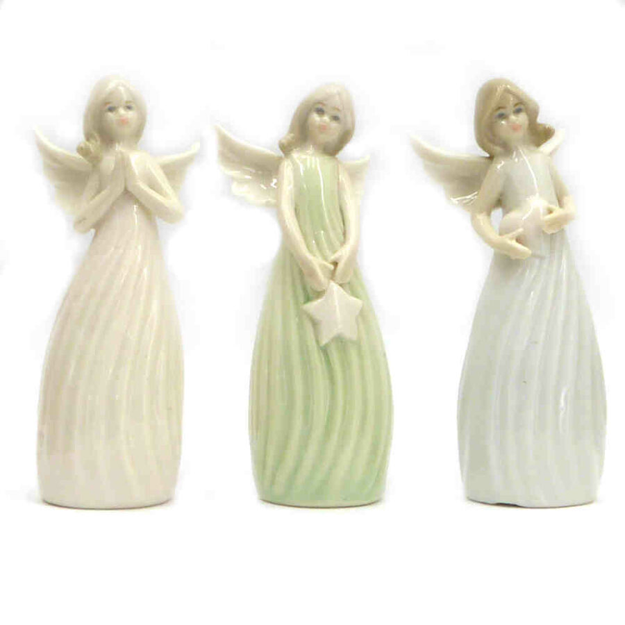 Porzellan-Engel in stehend für Klosterarbeiten